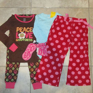 NWT Gymboree Gap 4pc Winter Pajama Lot 4